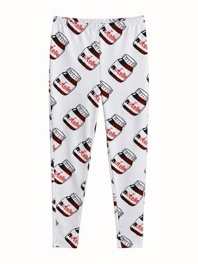 Vagary & Vasy Nutella Print Lounge Pants Leggings Size S